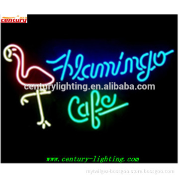 flamingo cafe neon light